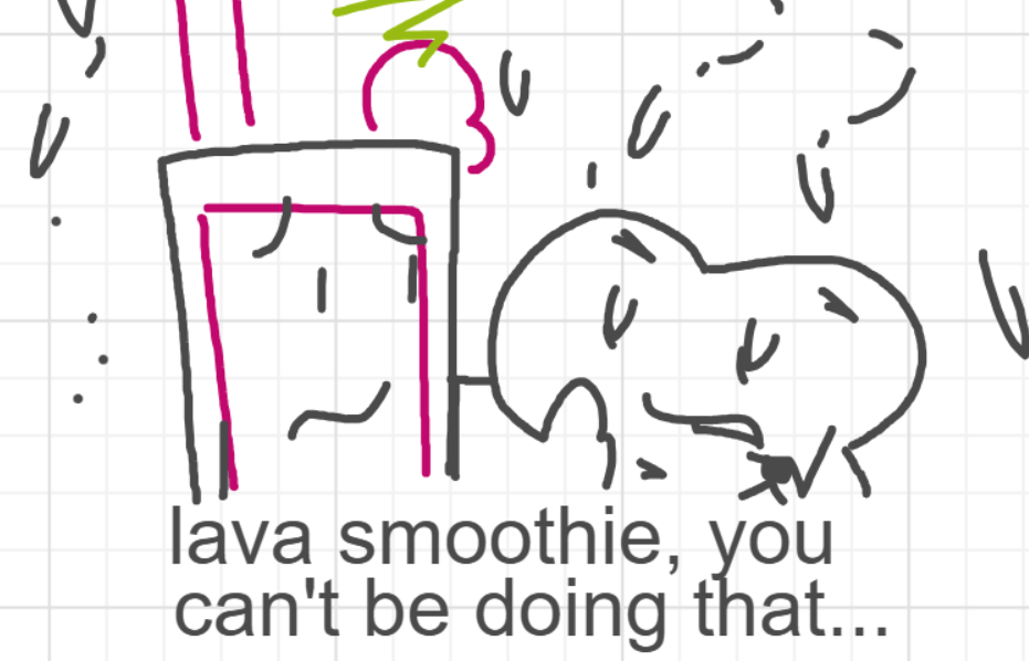 A panel from I've Been Everywhere, Man, episode nine of the Board Boards object show by Furretwalk/WalkingFurret.